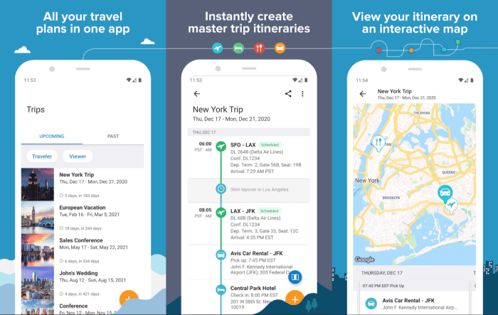 Tripit travelinglifestyle Travel Calendar Organizer Apps